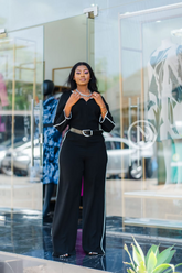 Elegant black jumpsuit